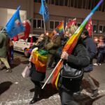 Fiaccolata per la pace in Ucraina a Terni il 28 febbraio 2022
