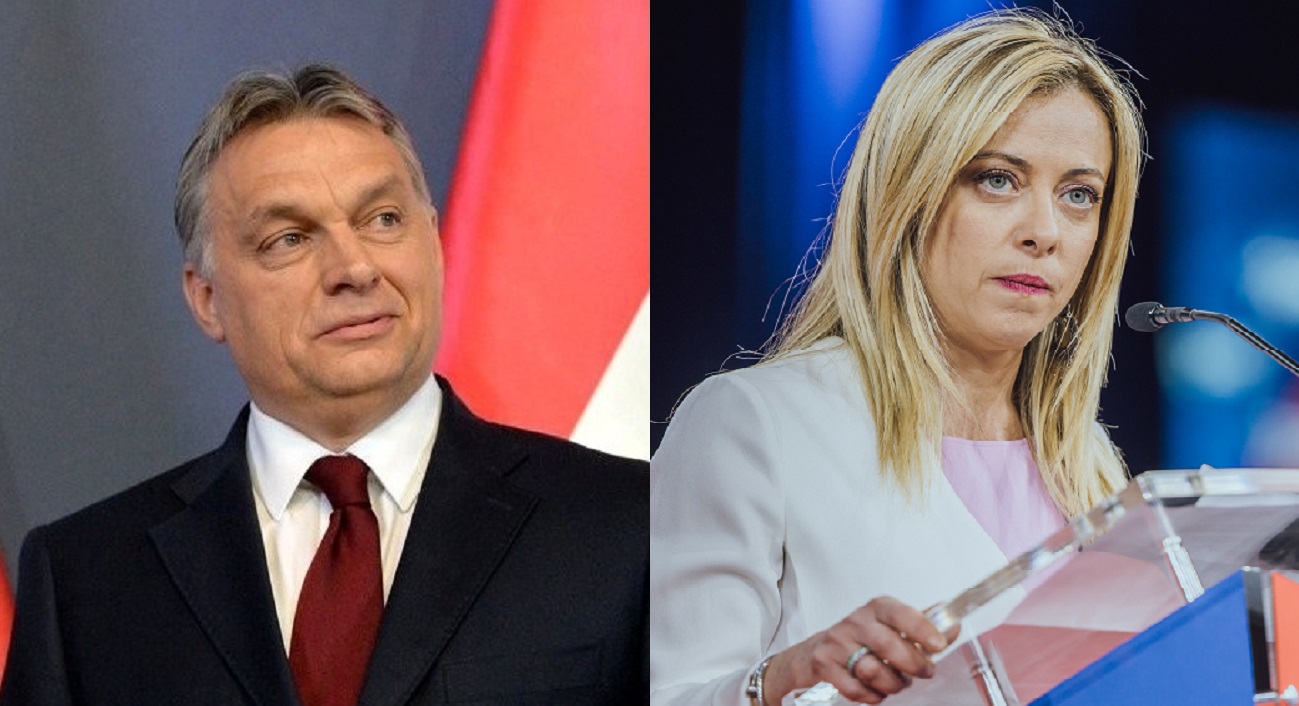 Viktor Orban e Giorgia Meloni
