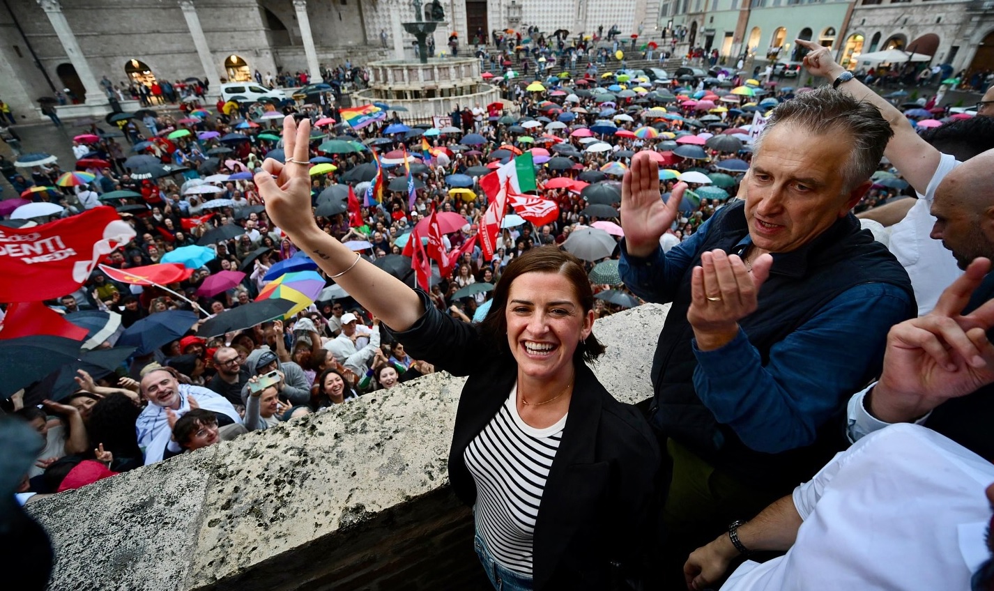 Vittoria Ferdinandi nel giorno della vittoria del ballottaggio