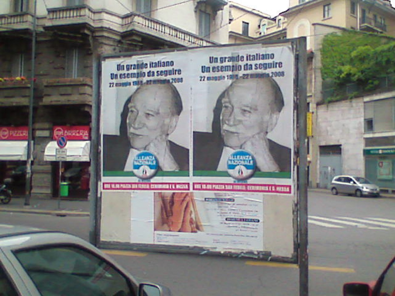 Manifesti per Giorgio Almirante